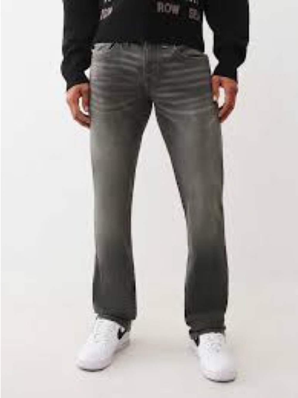 True Religion Men's Gray Bootcut Jeans 1135